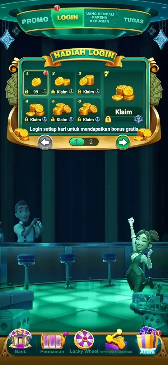99RP Hadiah Login Harian