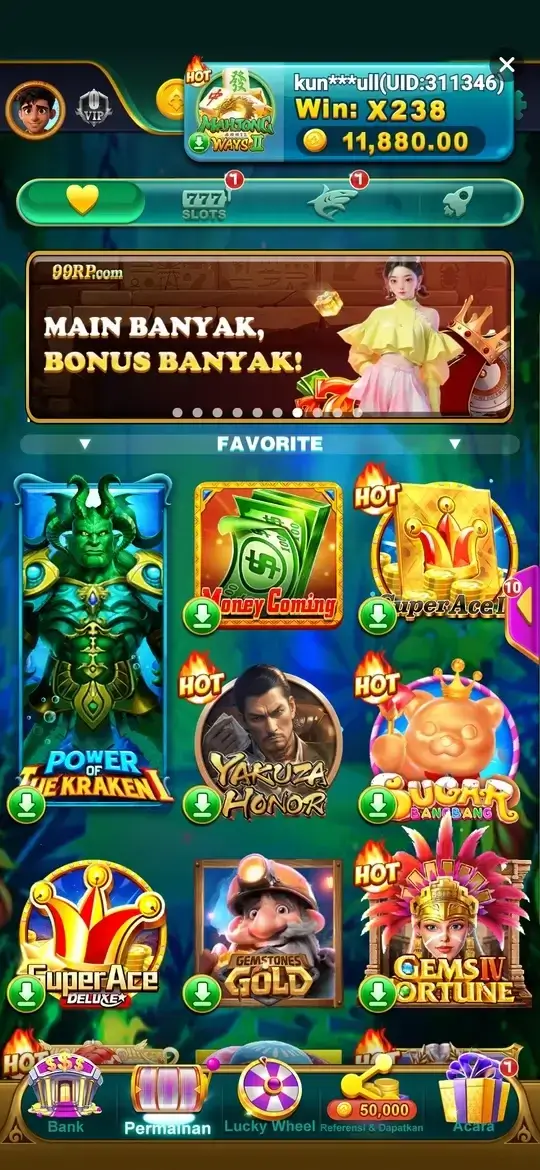 99RP Koleksi Game Slot Populer